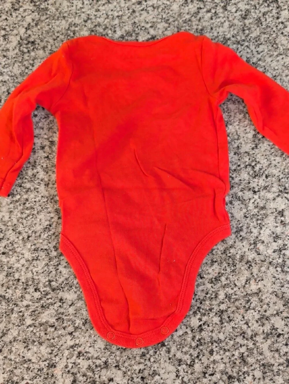 Red 'Best Gift Ever' Long-Sleeve Baby One-Piece Christmas - Picture 4 of 4